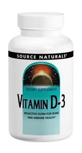 Source Naturals, Vitamin D-3, 400 IU, 200 Tablets