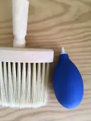 Keyboard Dust Cleaner Air Blower Oval Hand Held Air Pump With Clean Brush