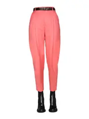 [Alexander McQueen] Alexander McQueen-Pants Peg Leg-Donna 44