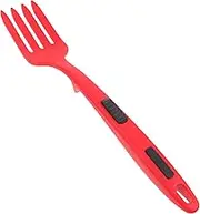 MOLUCKFU Silicone Tongs Kitchen Cooking Fork Large Silicone Fork Safe and Odorless