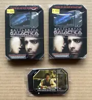 2 BATTLESTAR GALACTICA CCG 2-PLAYER STARTERS + EVENT KIT (2006) WizKids