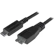StarTech USB31CUB50CM USB cable 0,5 m USB 3.2 Gen 2 (3.1 Gen 2) USB C Micro-USB B Black