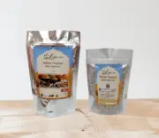 Organic Whole White Peppercorns / Piper Nigrum / Safed Mirch - Premium Quality