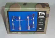 VERLINDEN 1:48 LAMP POSTS AND TRAFFIC LIGHTS FOR DIORAMA 4 PIECES RESIN 2372 NIB