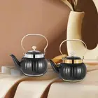 Hiking Kettle Teapot Water Kettle Pumpkin Shape Easy to Clean Hot Water Tea Pot
