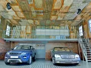 Two-floors auto garage with LED lights 1/18 Diorama model kit Scale 1:18 Display