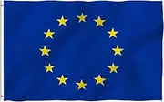 ANLEY [Fly Breeze] 3x5 Foot European Union Flag - Vivid Color and UV Fade Resistant - Canvas Header and Double Stitched - EU Flags Polyester with Brass Grommets 3 X 5 Ft