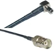 RFC100 TS9 ANGLE MALE to BNC FEMALE Coax RF Cable USA-Ship Lot