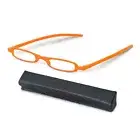SlimViews Reading glasses +1.0 Diopter Color Tangelo Slim Views Orange frame