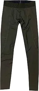 [Under Armour] Mens ColdGear Grid Leggings Base Layer (Olive, S)