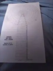 CIRCULAR MAP SCALE 1:100, 000 PLASTIC MAP TEMPLATE