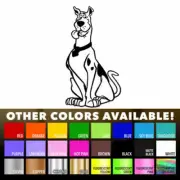 Scooby Doo Dog Cartoon Decal Sticker for Wall Car Wondow Van Laptop Bike Helmet