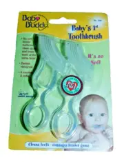 Angel Baby Buddy 1st Toothbrush Silicone Teether BPA Free Chewable Toddler Brush