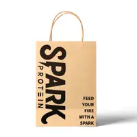 在飛比找蝦皮商城優惠-Spark Protein 黑白設計款紙袋 (小)/（大）