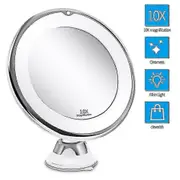 10x Magnifying Makeup Mirror with Lights - Perfect for Precise Makeup Application