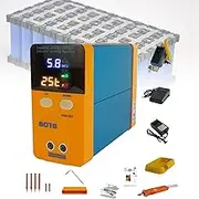 Battery Spot Welder, 11.6 KW High Power Pulse Spot Welder, Induction Automatic Spot Welder, for Precision Welding Jobs, Lithium Battery Pack Building,Blue