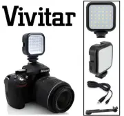 Rechargeable LED Light Set With Power Kit For Panasonic Lumix DMC-LX100 DMC-GF7