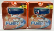 gillette fusion 16 total cartridges scuffed packaging