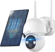 OHWOAI Extend Camera for Outdoor Wireless Camera System,4MP Solar Powered Battery PTZ Cameras,Wi-Fi Video Surveillance for Home Security