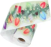 LALAFINA 1 Roll Christmas Bulletin Border Trim Self Adhesive Holiday Borders for Classroom and Home Decor Easy to Cut Apply Festive DIY Decoration for Winter Celebrations