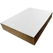 SafePro 18x14-Inch White Rectangular Corrugated Cardboard Cake Pie Pads, 50