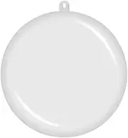 30x Christmas Ball Plastic Baubles Fillable Clear Xmas Tree Decor Ornament DIY