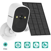 1080P Rechargeable Wireless Security Camera Outdoor 4000mA Battery Powered WIFI