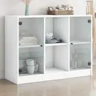 vidaXL Sideboard White 102x37x75.5 cm Engineered Wood