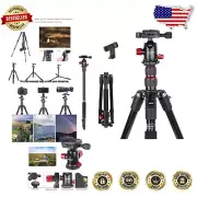 Compact 4-Section Travel Tripod with Monopod Function for Versatile Photography