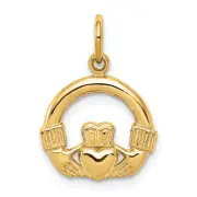 10k Claddagh Charm 10C221