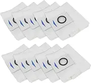 10 Pack Replacement Vacuum Cleaner Filter Bags Compatible with ECOVACS DEEBOT X1 Omni Turbo T10 Robot Vacuum Cleaner (10)