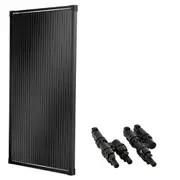 100W Solar Panel Fixed Black Frame + MC4 Y-Branch Connector
