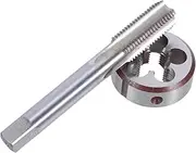 X 1.5mm Metric Tap and Die Mini Tap and Die Set Automotive Tool Kit Thread Cutting Tool Metal Repair