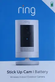 Ring Stick Up Security Camera Battery Powered