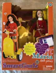 SMARTGURLZ CODING YELLOW SIGGY SEGWAY ROBOT W MARIA DOLL FOR GIRLS STEM NIOB