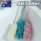 Bath Brush Loofah Shower Sponge Long Handle Back Scrubber Body Exfoliating HA