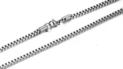 Stainless Steel Men's Jewelry Box Chain Necklace