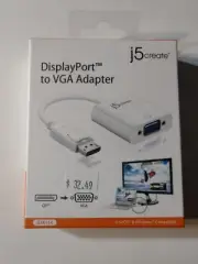 j5Create DisplayPort to VGA Adapter JDA114 NEW