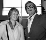 British Actor Michael Caine 15 Year-Old Daughter Dominique Leave L- 1973 Photo