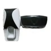 2Pcs Automatic Bathroom Wall Mounted Toothpaste Dispenser With Five Toothbrush Holder