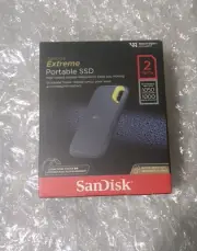 NEW SanDisk 2TB Extreme Portable SSD - Up to 1050MB/s - USB-C, USB 3.2 Gen 2