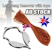 Lure Snag Remover with Rope Barrier Removal Fishing Decoupling Pliers Tools HG