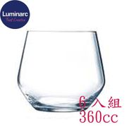 法國Luminarc羅亞威士忌杯360cc-6入組