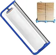 Stretch Film Dispenser, Hand Stretch Wrapping Tool, Holds 19" Rolls Stretch Film Baler, Anti-Slip Handle is, for Food Packaging Winding Machine in Restaurant, Supermarket, Fruit Shop 1