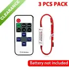 3X RF 11Key Switch Remote Controller Dimmer LED Strip Accessories Single Color
