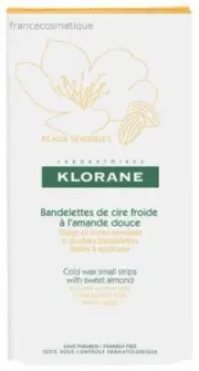 Klorane 6 Double Cold Wax Small Strips With Sweet Almond