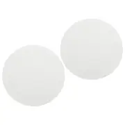 2 Pack Round Diatomite Drink Coasters 8Inch, Ash White