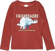 [s.Oliver] Boys' Long-Sleeved Shirt with Reversible Sequins, 3840 Red, 92-98 Große Größen