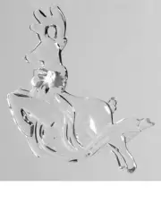 Reindeer - No Box Mikasa Crystal Ornaments