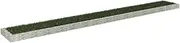 Raised Garden Bed, Elevated Planter Box Plant Container Gabion Galvanised Steel 800x100x20 cm